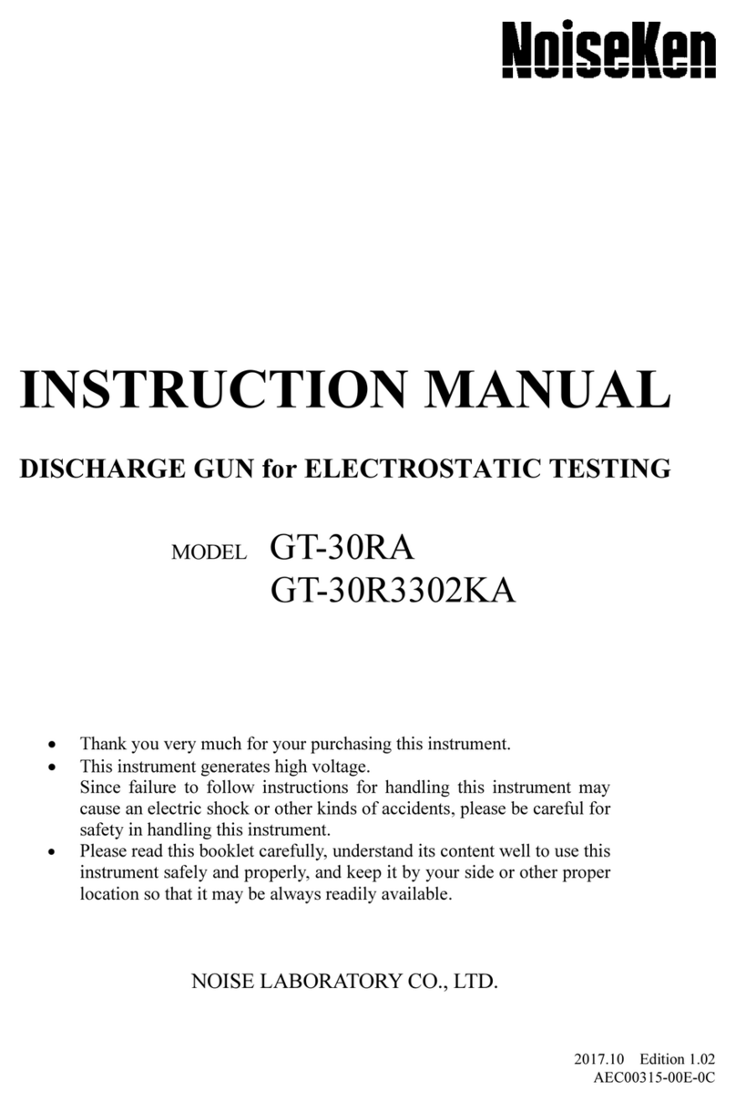 NoiseKen GT-30RA instruction manual