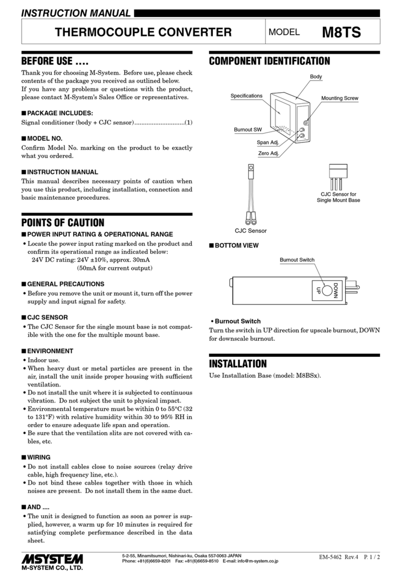 M-system M8TS User manual