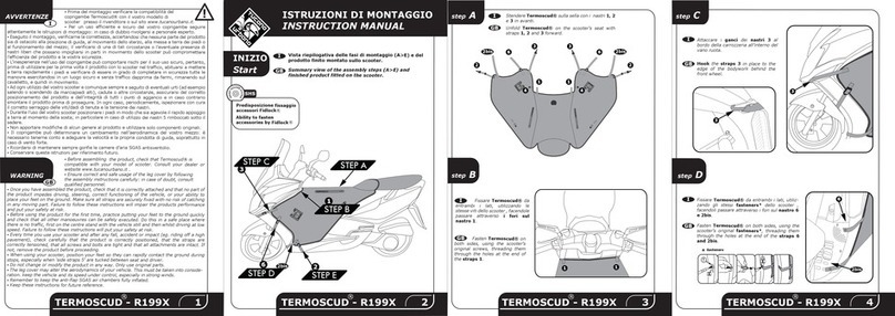 Tucano Urbano TERMOSCUD R199 instruction manual