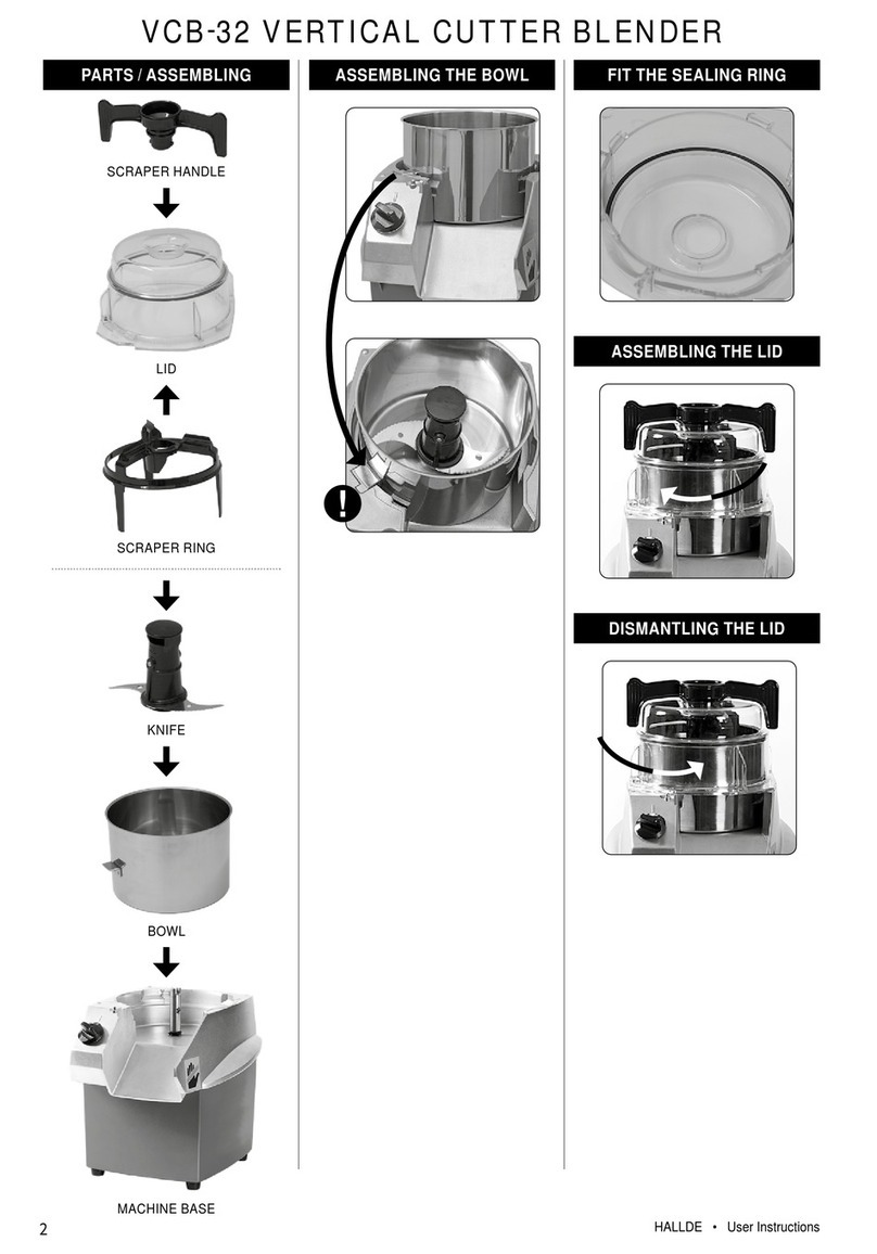 Hällde VCB-32 User instructions