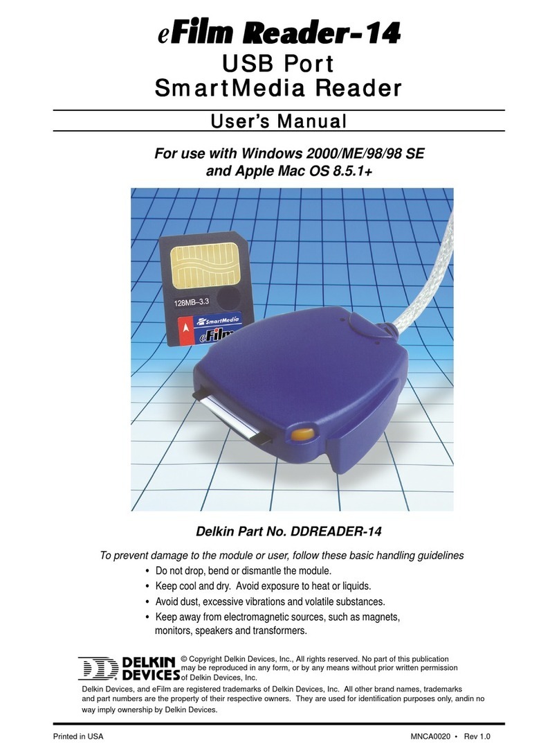 Delkin Devices DDREADER-14 User manual