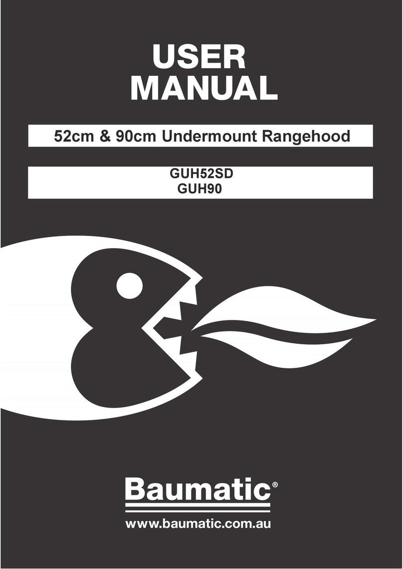 Baumatic GUH52SD user manual