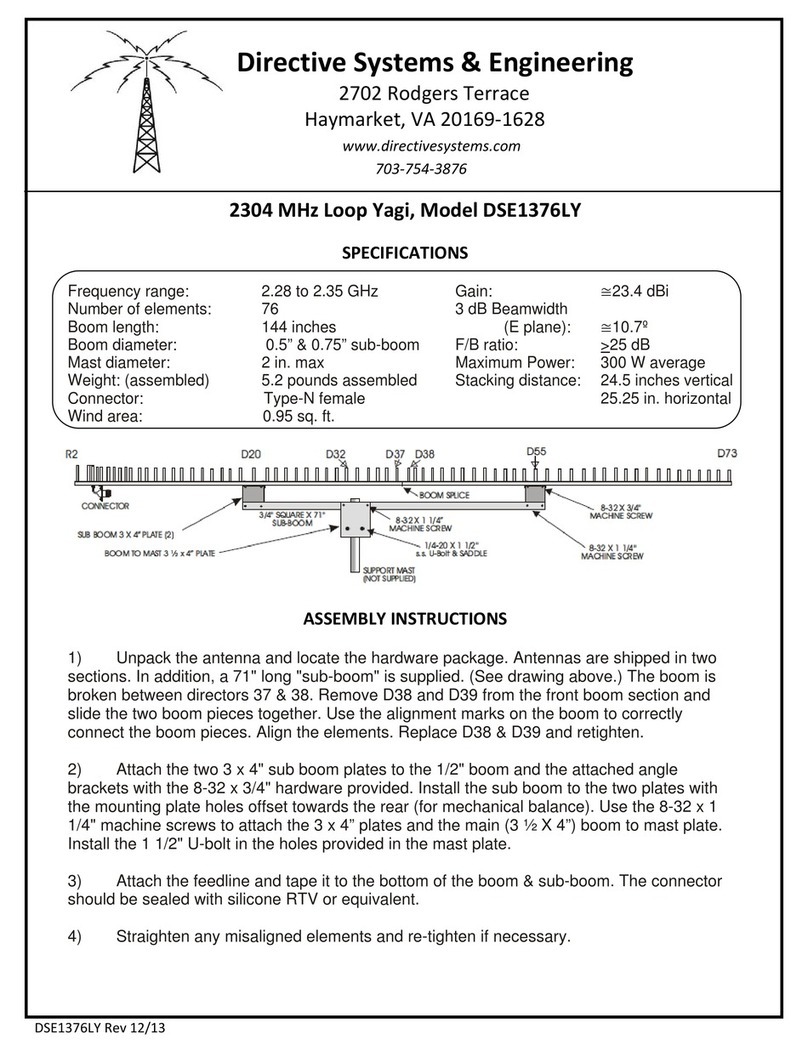 Directive Systems & Engineering DSE1376LY User manual Directive Systems & Engineering DSE1376LY User manual