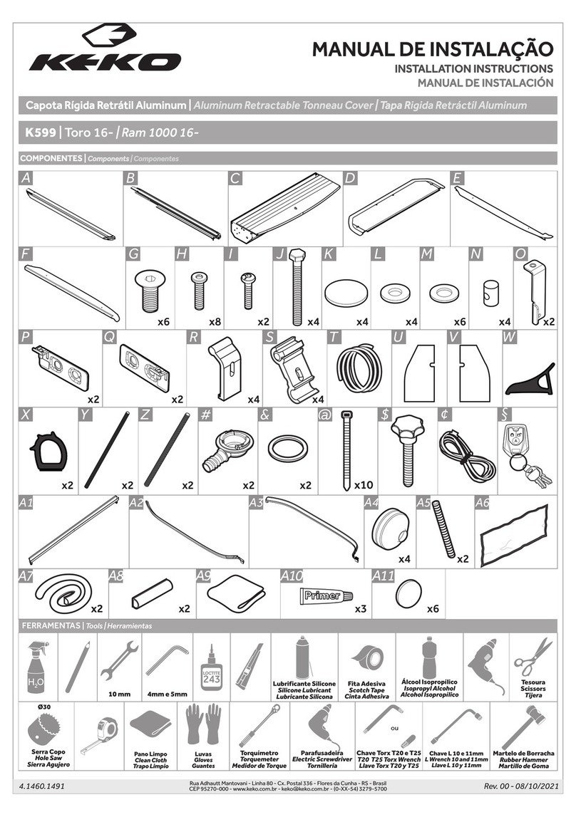 KEKO K599 installation instructions