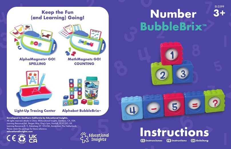 Educational Insights Number BubbleBrix User manual