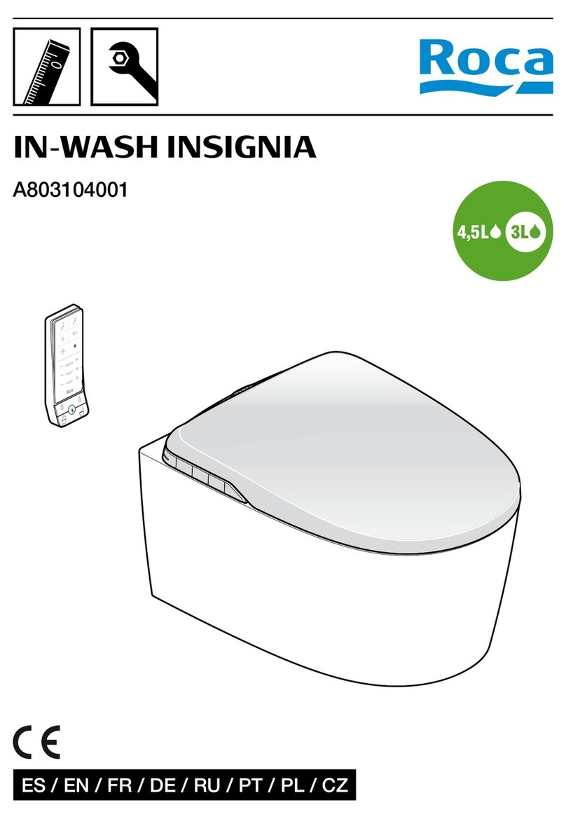 Roca IN-WASH INSIGNIA A803104001 manual