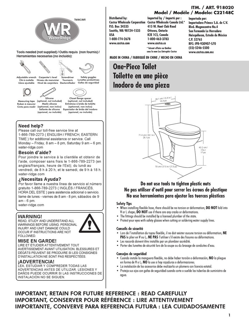 WaterRidge C22148C manual