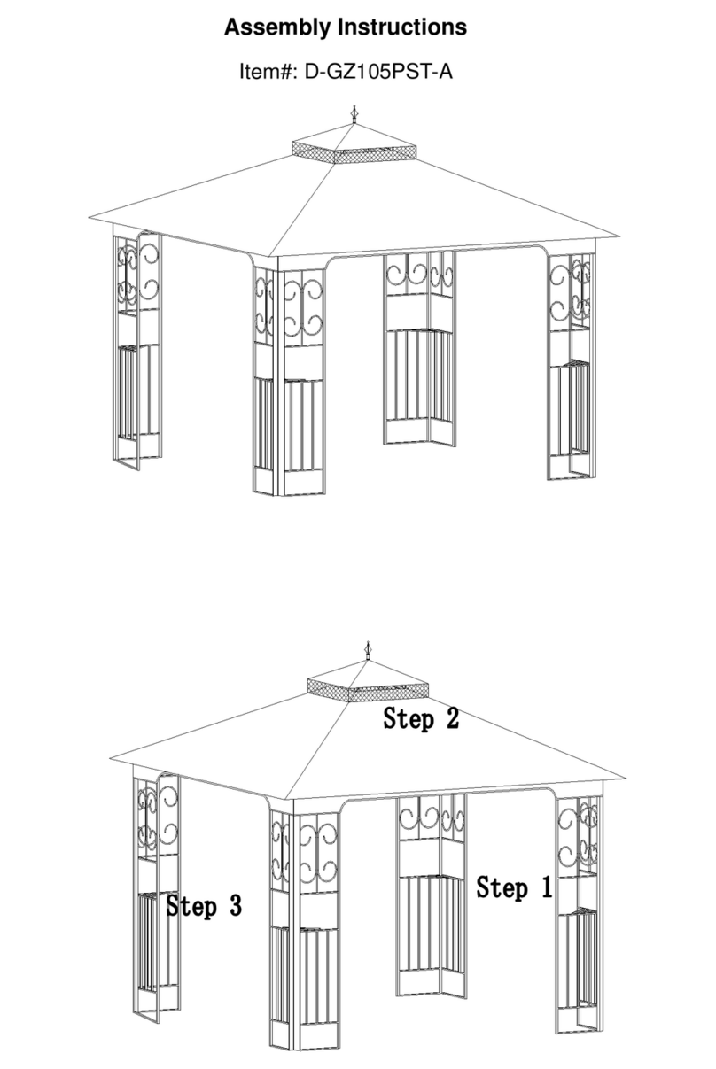 Garden Winds D-GZ105PST-A Assembly instructions