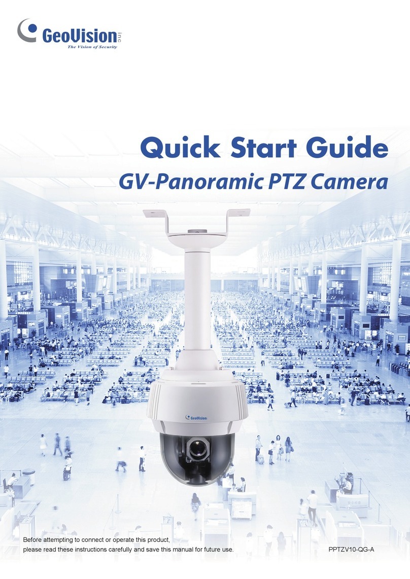 GeoVision 86-PPTZ730-P01U quick start guide