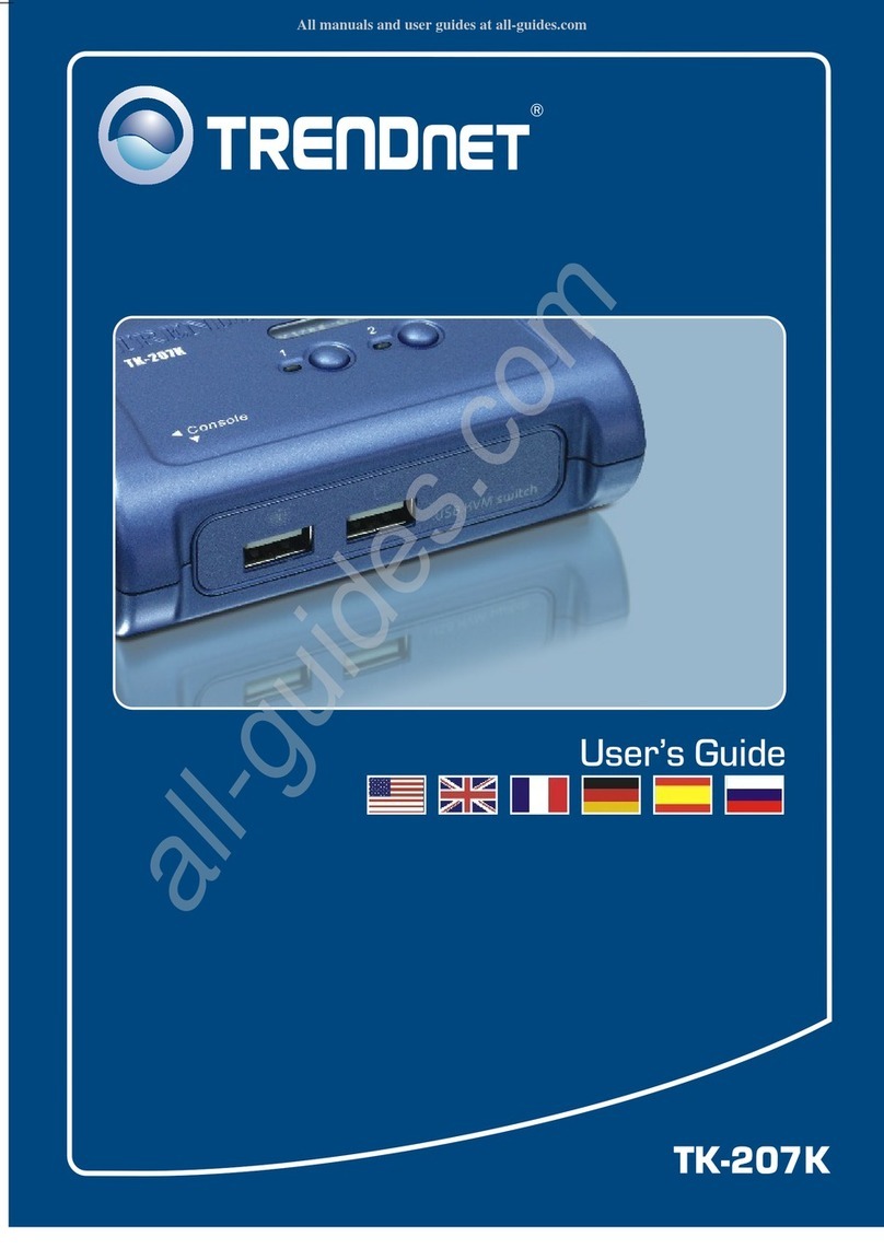 TRENDnet TK-207K User manual