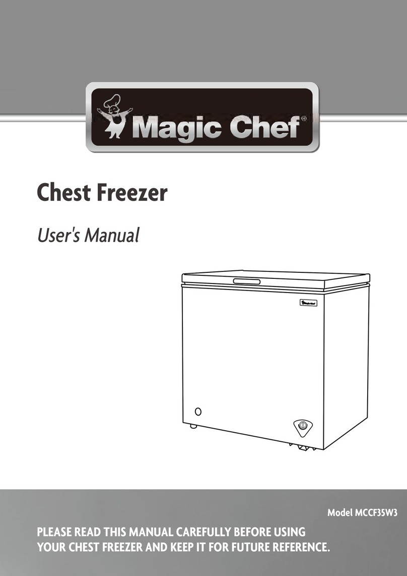 Magic Chef MCCF35W3 User manual Magic Chef MCCF35W3 User manual