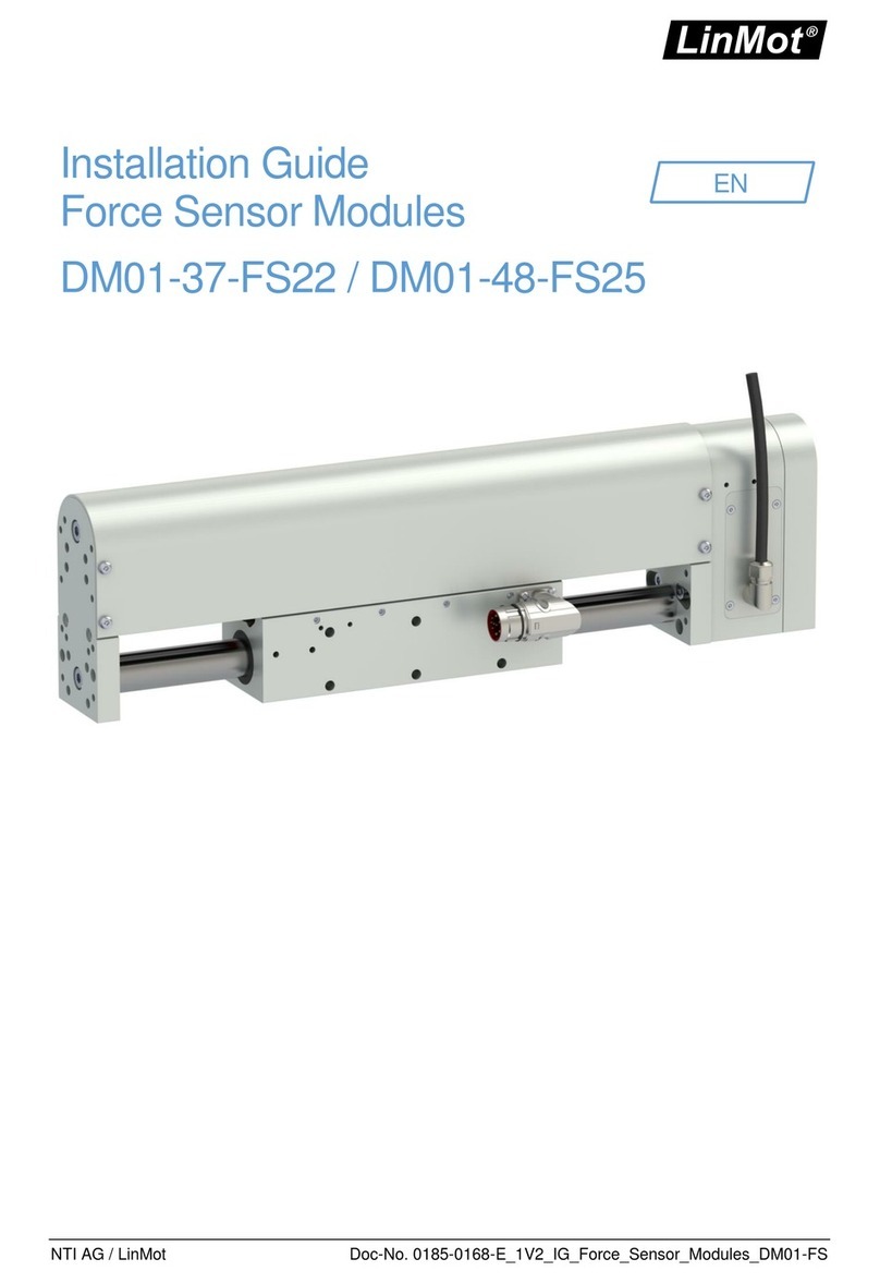 LinMot DM01-48-FS25 installation guide