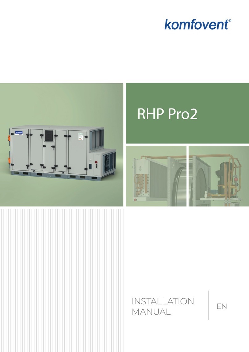Komfovent RHP Pro2 installation manual