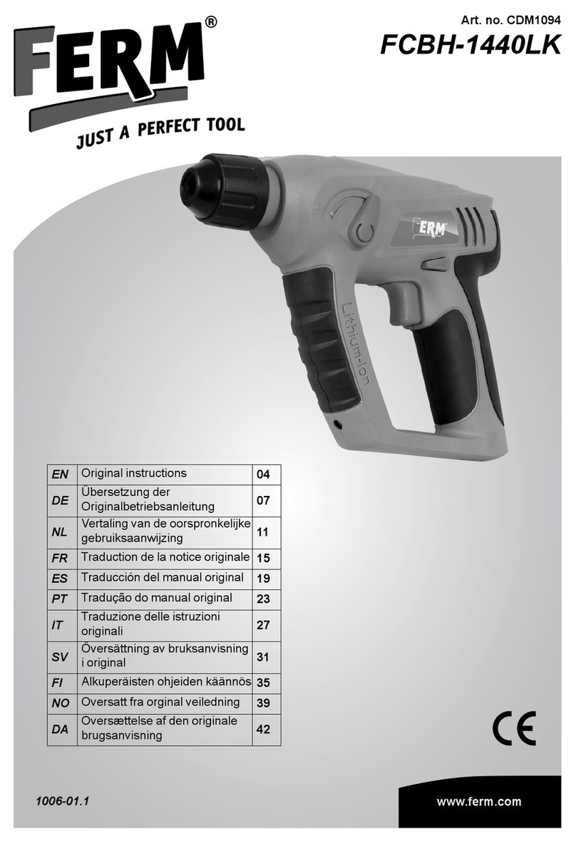 Ferm FCBH-1440LK User manual