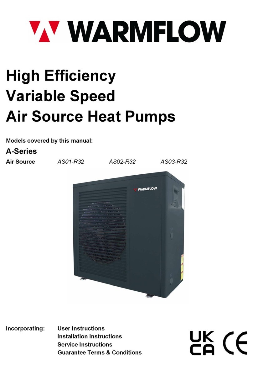 WarmFlow A Series User instructions