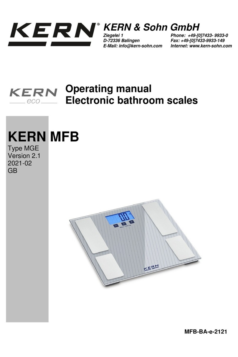 KERN MFB User manual