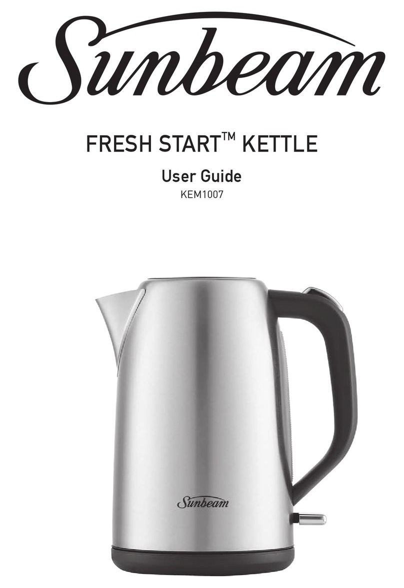 Sunbeam FRESH START KEM1007SS user guide