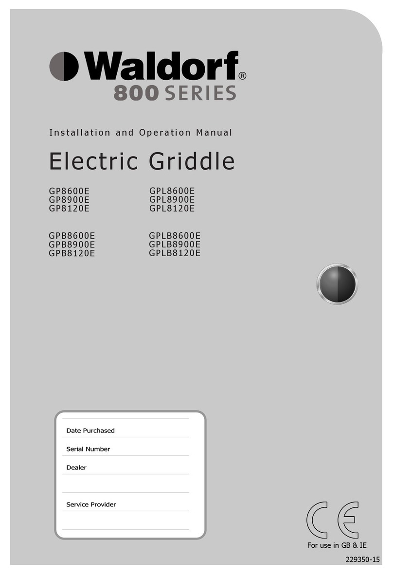 Waldorf GPB8600E User manual