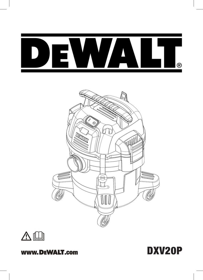 DeWalt DXV20P User manual