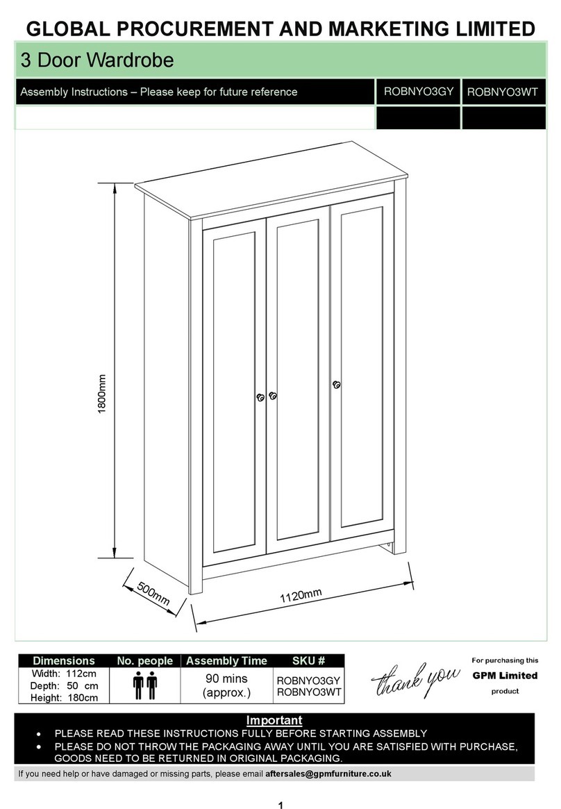 GPM ROBNYO3GY Assembly instructions GPM ROBNYO3GY Assembly instructions