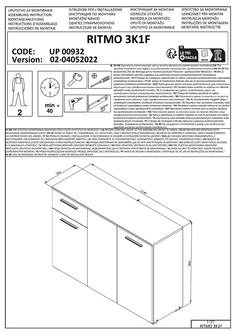 Dedeman RITMO 3K1F User manual