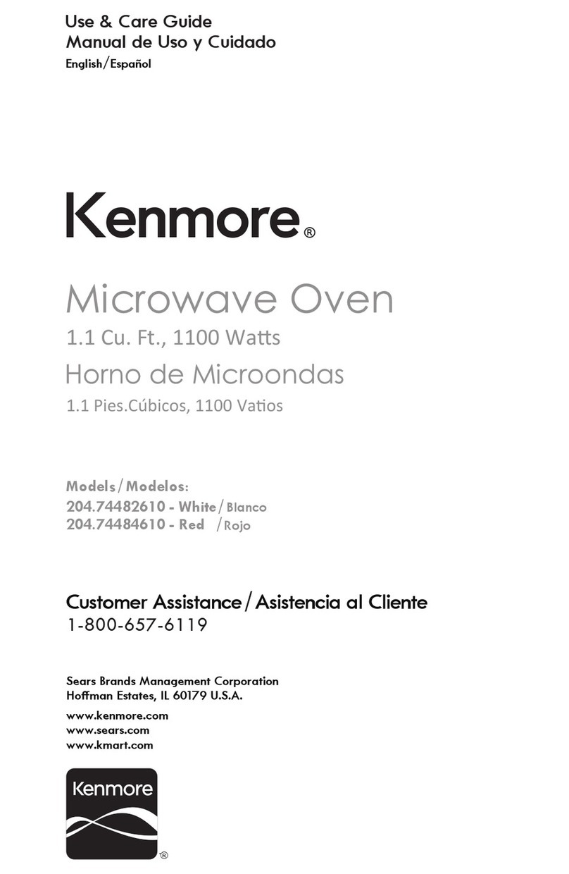 Kenmore 204.74482610 Use & care guide