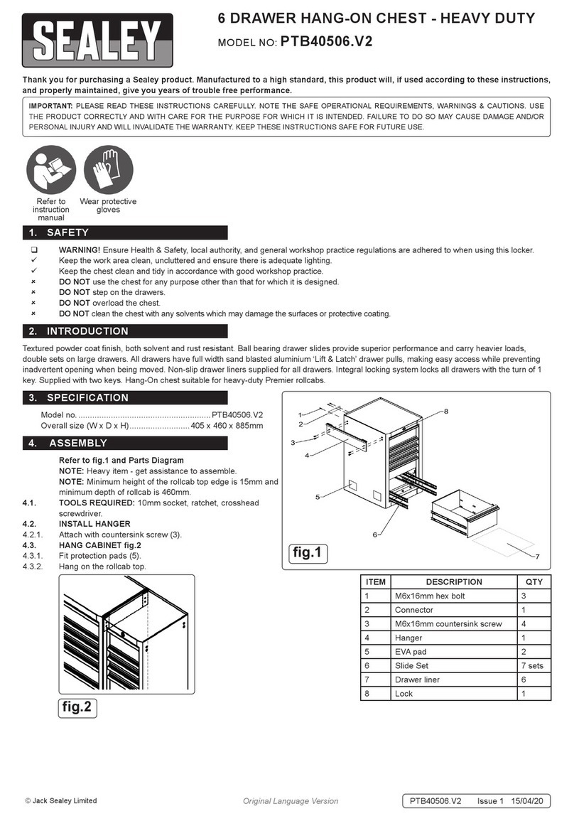 Sealey PTB40506.V2 User manual Sealey PTB40506.V2 User manual