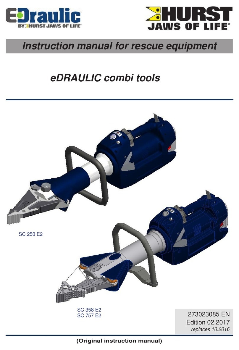 Hurst Jaws Of Life eDRAULIC SC 250 E2 instruction manual