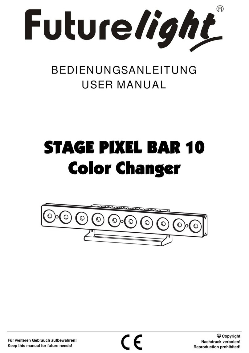 Future light STAGE PIXEL BAR 10 Color Changer User manual