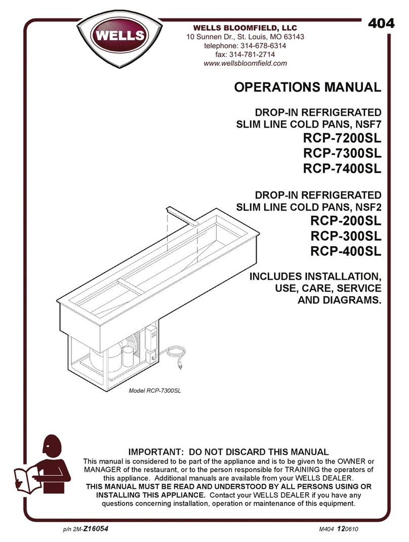 Wells RCP-7200SL User manual