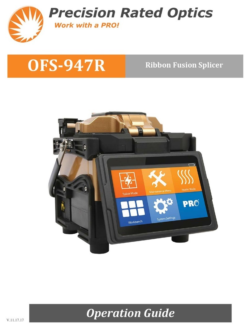 Precision Rated Optics OFS-947R Operation guide