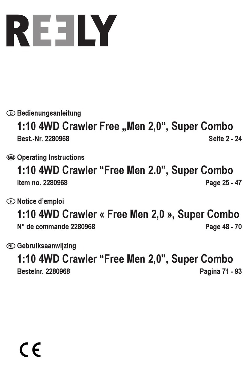 Reely Free Men 2.0 Super Combo User manual