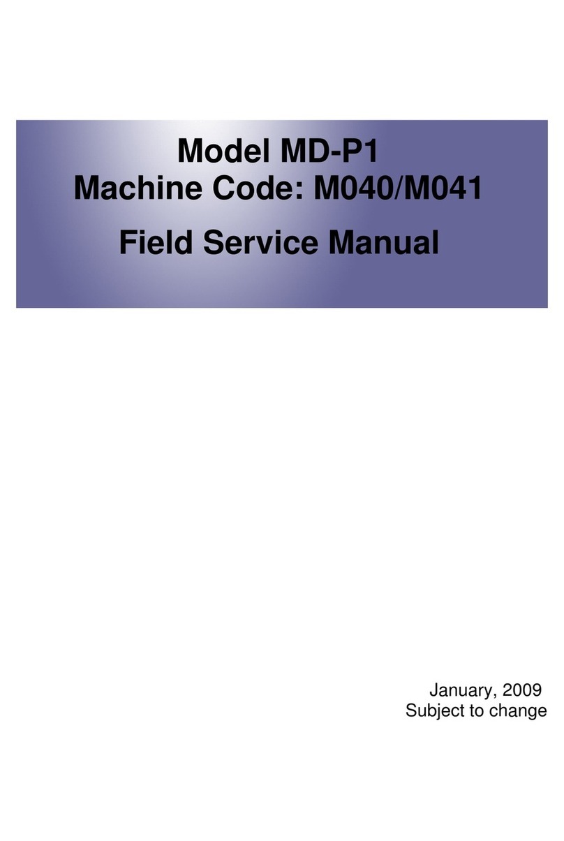 Ricoh MD-P1 Service manual