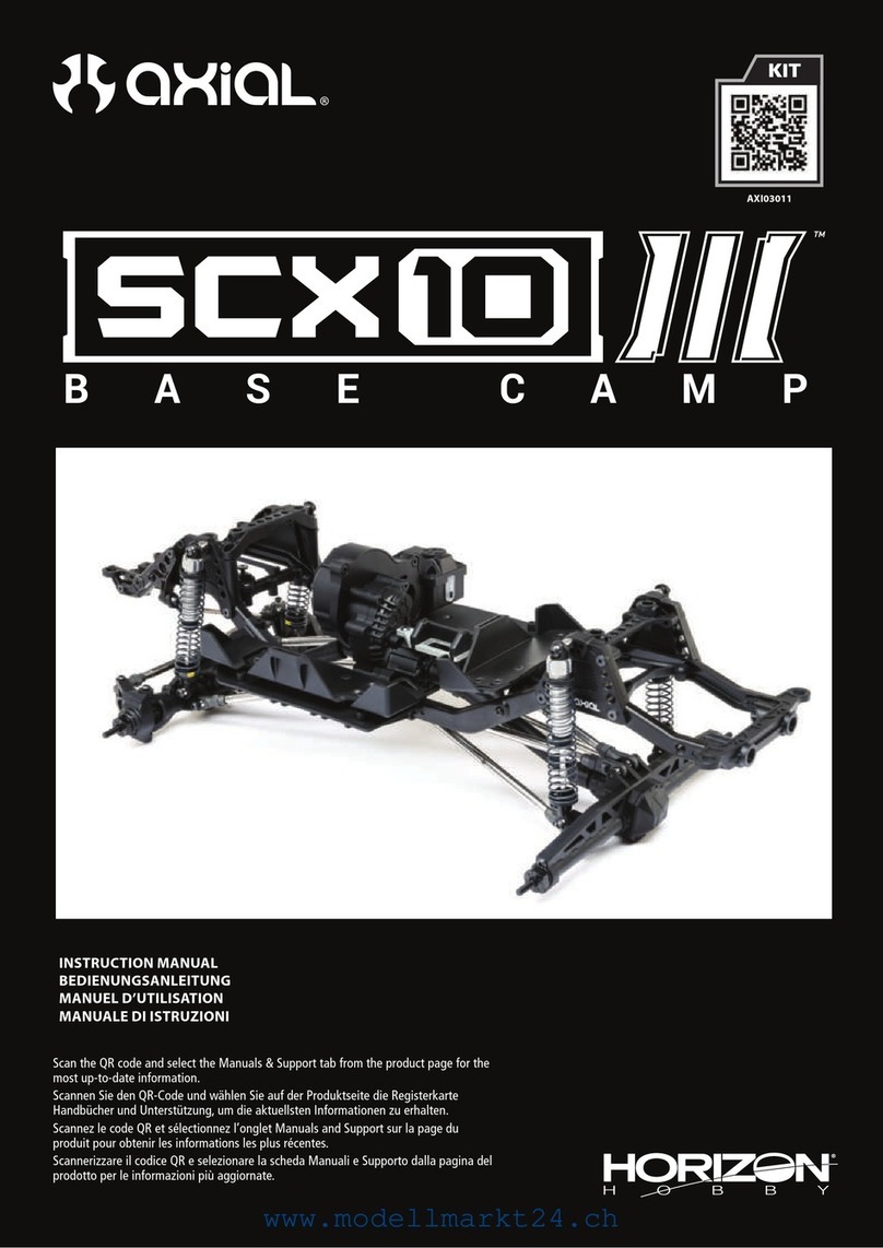 Horizon Hobby Axial SCX-10 III JEEP JLU WRANGLER instruction manual
