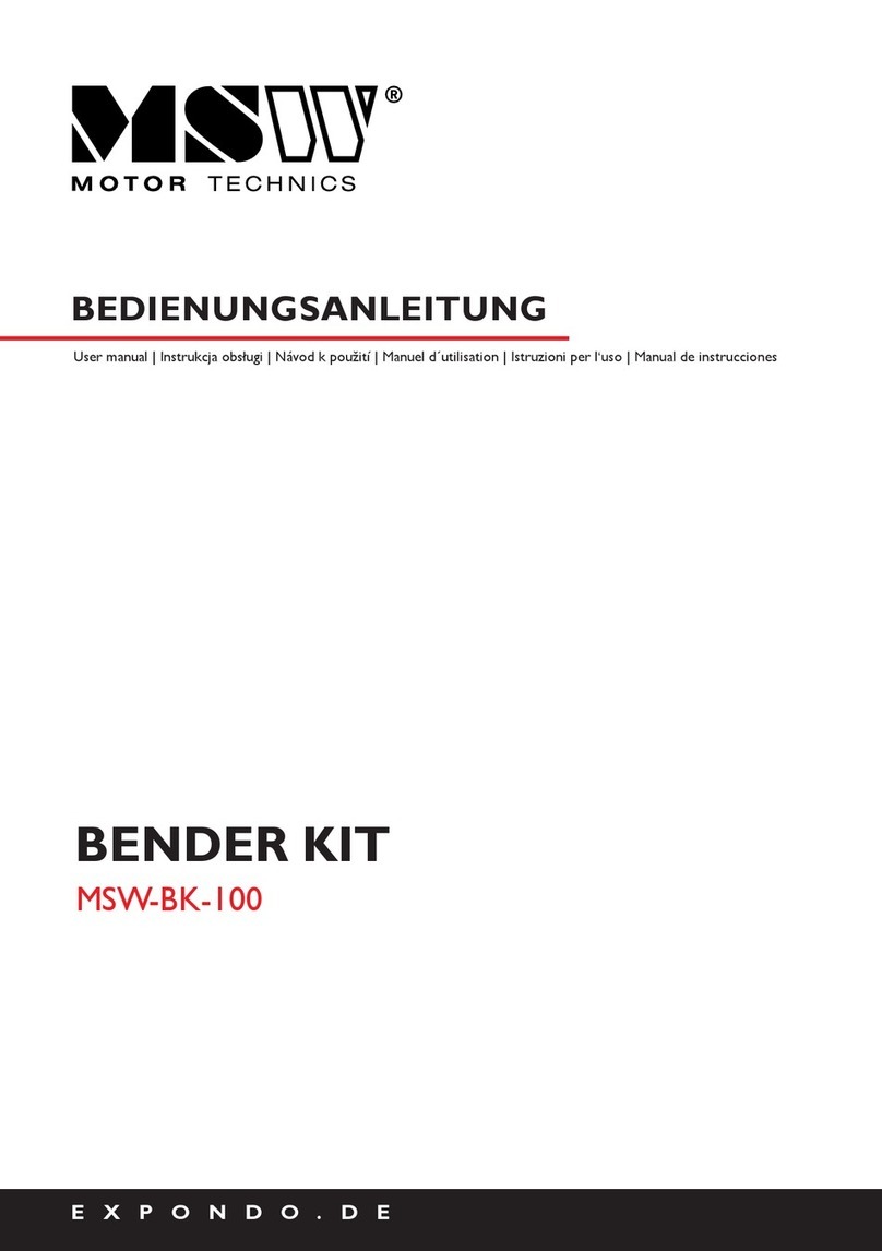 MSW Motor Technics MSW-BK-100 User manual