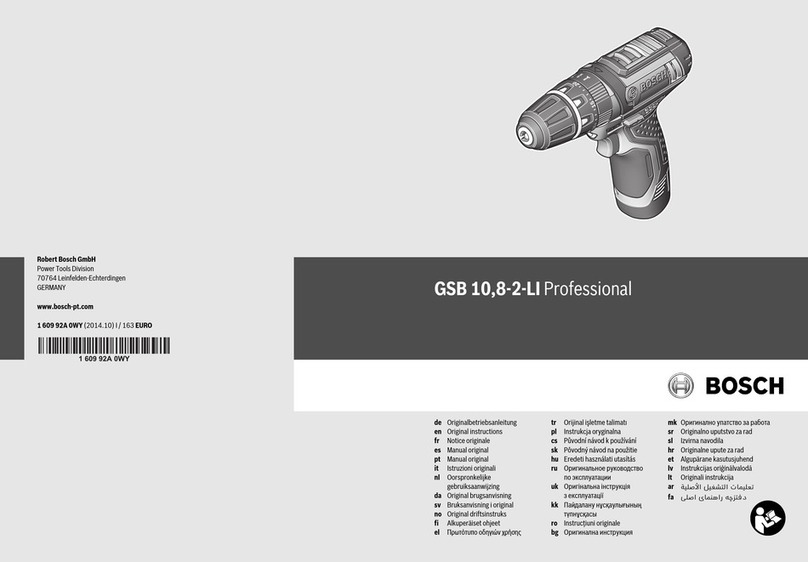 Bosch GSB 10.8-2-LI Professional User manual