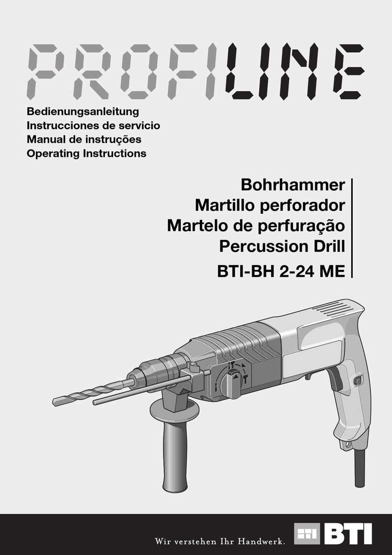 BTI Profiline BTI-BH 2-24 ME operating instructions