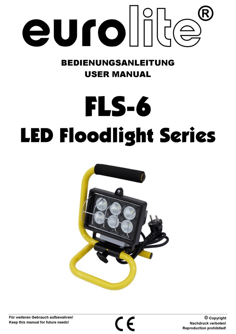 EuroLite LED Floodlight Series user manual