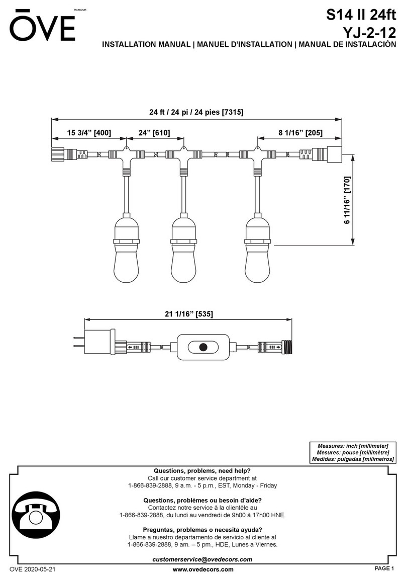 OVE S14 II 24ft installation manual