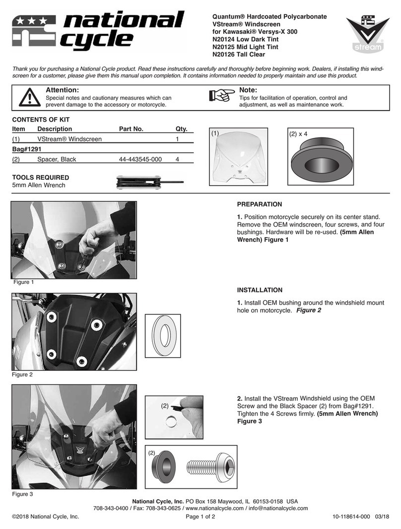 National Cycle VStream N20124 User manual National Cycle VStream N20124 User manual