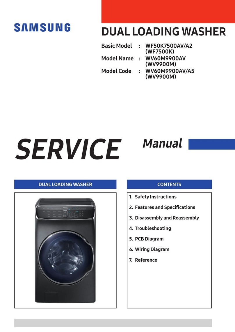 Samsung WF50K7500AV/A2 Service manual