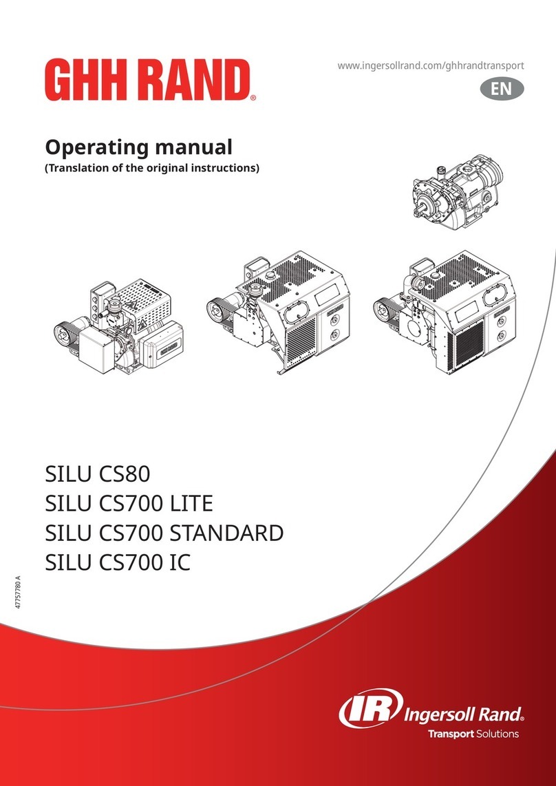 Ingersoll-Rand GHH RAND SILU CS700 LITE User manual