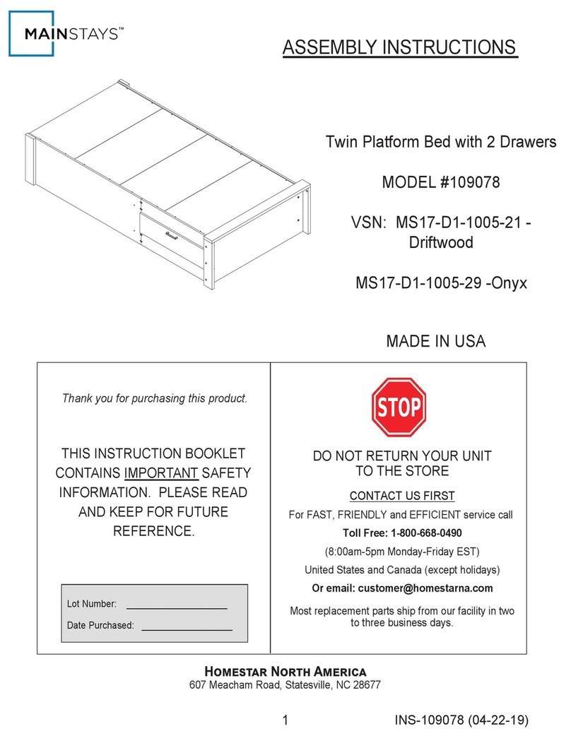 home star MAINSTAYS 109078 Assembly instructions