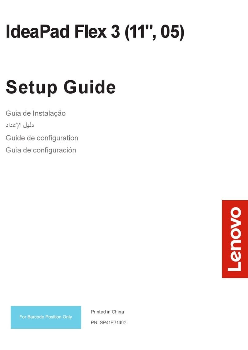 Lenovo Flex 3 Setup guide