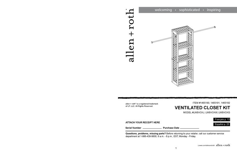 Allen + Roth LWSVCKJ User manual