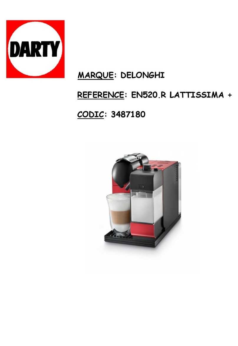 DeLonghi EN520R User manual