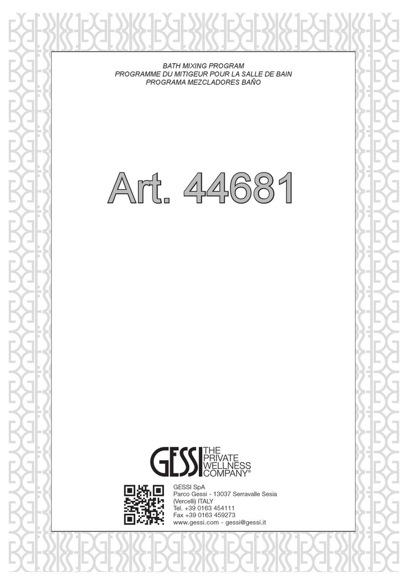 Gessi 44681 User manual