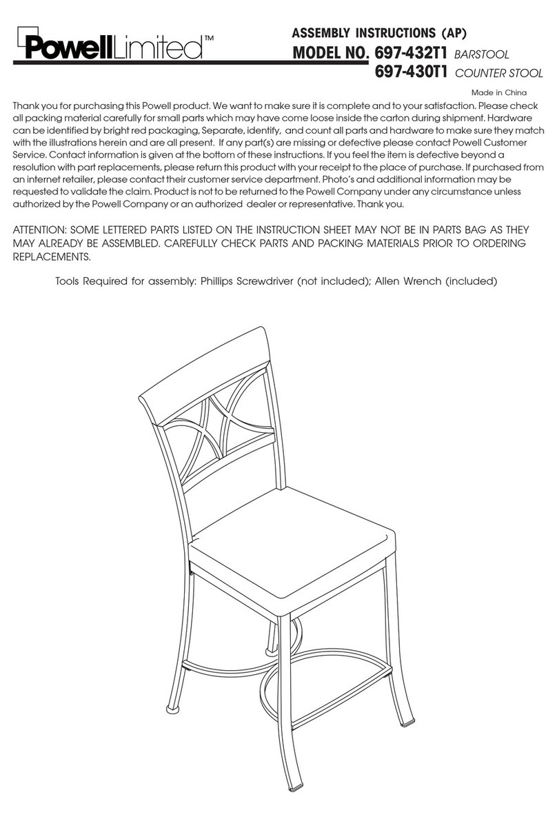 Powell 697-432T1 Assembly instructions