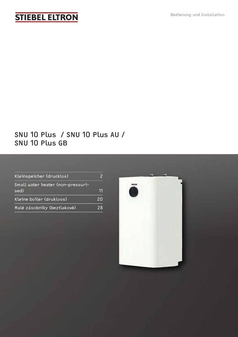 STIEBEL ELTRON SNU 10 Plus manual