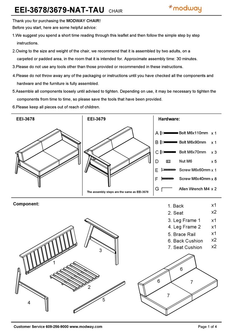 modway EEI-3678-NAT-TAU User manual modway EEI-3678-NAT-TAU User manual